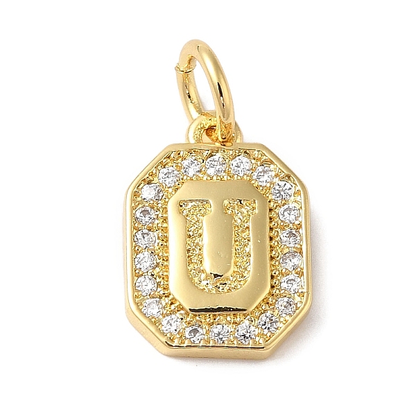 

PandaHall Real 18K Gold Plated Brass Micro Pave Clear Cubic Zirconia Pendants, with Jump Ring, Long-Lasting Plated, Lead Free & Cadmium Free...