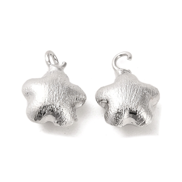 

PandaHall Brass Pendants, Star, Real Platinum Plated, 16x12x6.5mm, Hole: 3mm Brass Star