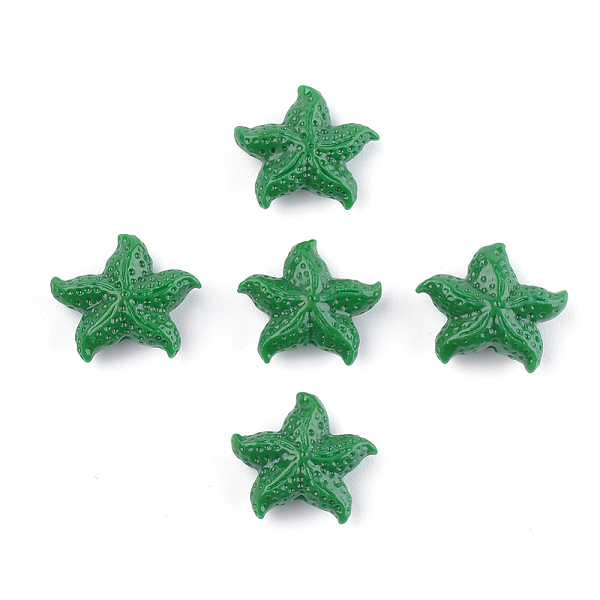 

PandaHall Synthetic Coral Beads, Dyed, Starfish/Sea Stars, Mixed Color, 10x11x5mm, Hole: 1.2mm Synthetic Coral Starfish Multicolor