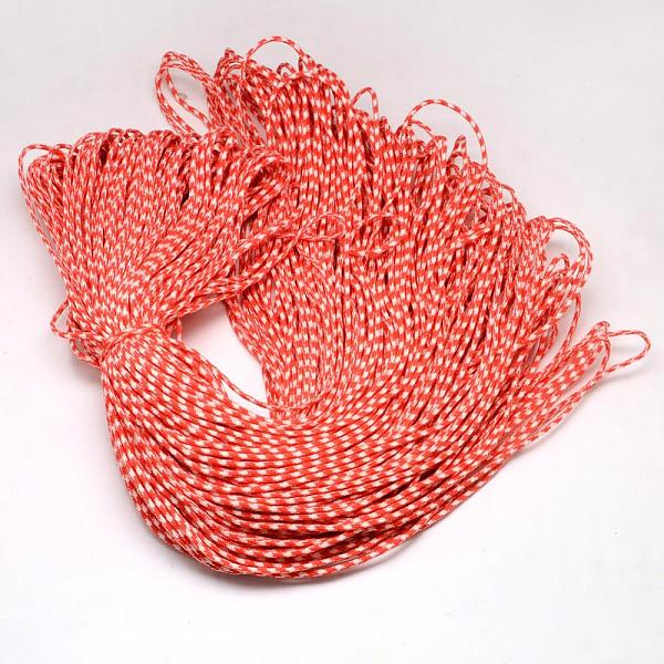

PandaHall Polyester & Spandex Cord Ropes, 1 Inner Core, Orange Red, 2mm, about 109.36 yards(100m)/bundle Polyester Red