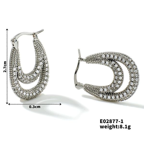 Elegant Copper Hoop… - image