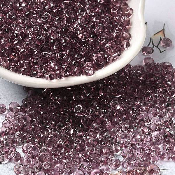 

PandaHall Transparent Colours Glass Seed Beads, Fringe Teardrop Beads, Rosy Brown, 6/0, 4~4.5x3~3.5x4~4.5mm, Hole: 1~1.2mm, about...
