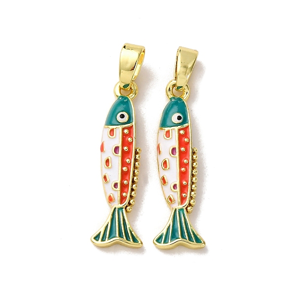 Brass Enamel Pendan… - image