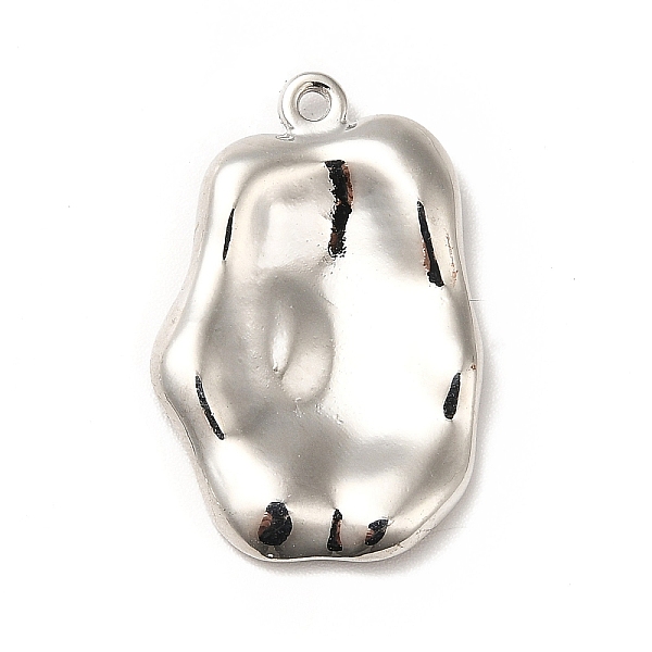 

PandaHall Rack Plating Alloy Pendants, Cadmium Free & Lead Free, Rectangle, Platinum, 26x17x2.5mm, Hole: 1.4mm Alloy Rectangle
