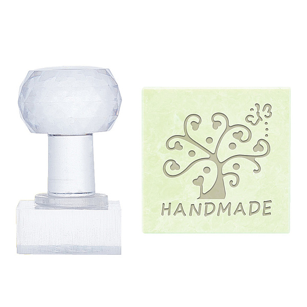 

PandaHall Clear Acrylic Soap Stamps, DIY Soap Molds Supplies, Square, Tree of Life Pattern, 60x38x38mm, pattern: 35x35mm Acrylic Tree of...