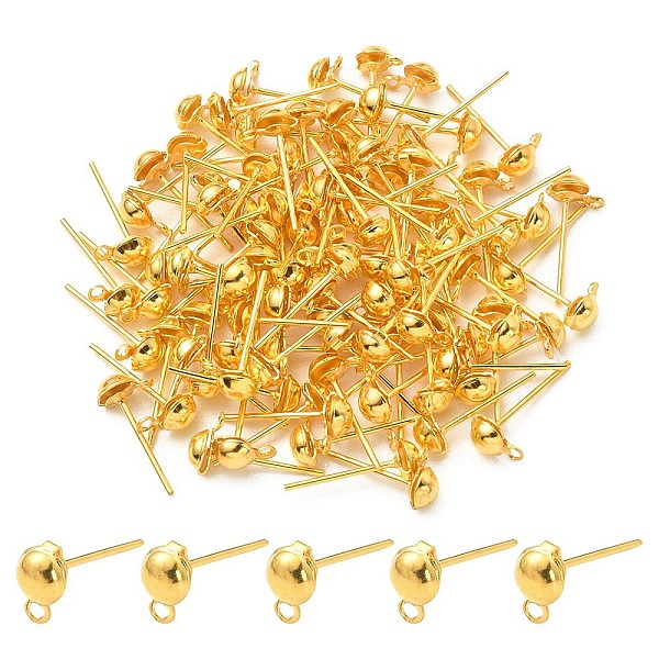 Iron Stud Earring Findings