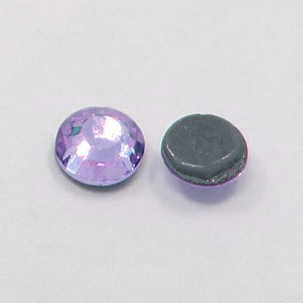 

PandaHall Glass Hotfix Rhinestone, Grade AA, Flat Back & Faceted, Flat Round, Violet, SS10, 2.7~2.8mm, about 1440pcs/bag Glass Rhinestone..., Purple