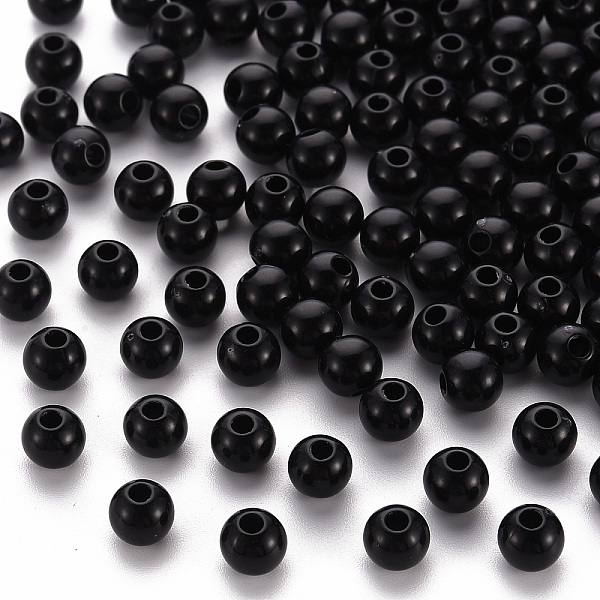 Opaque Acrylic Beads - image