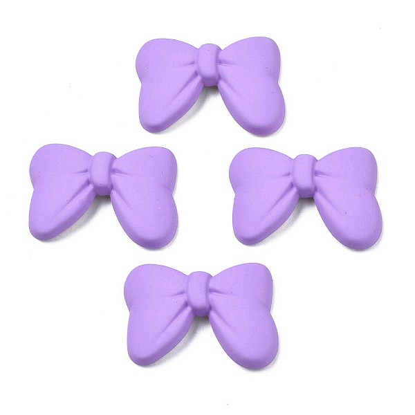 

PandaHall Opaque Spray Painted Acrylic Cabochons, Bowknot, Medium Orchid, 25x34x7mm Acrylic Bowknot