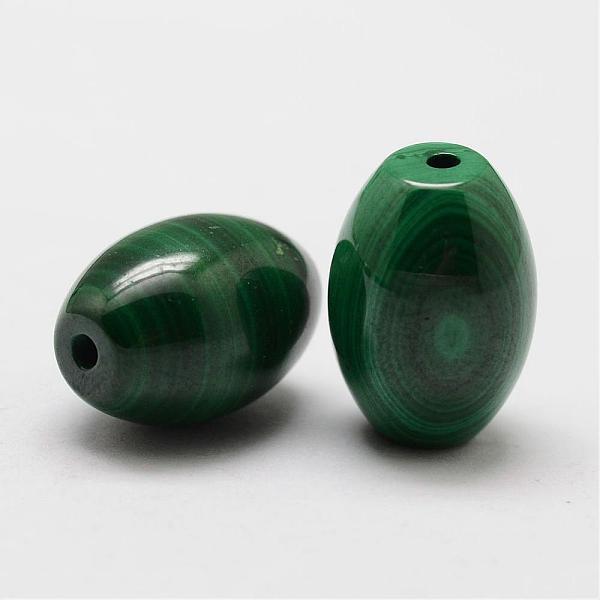 Barrel Natural Malachite Beads