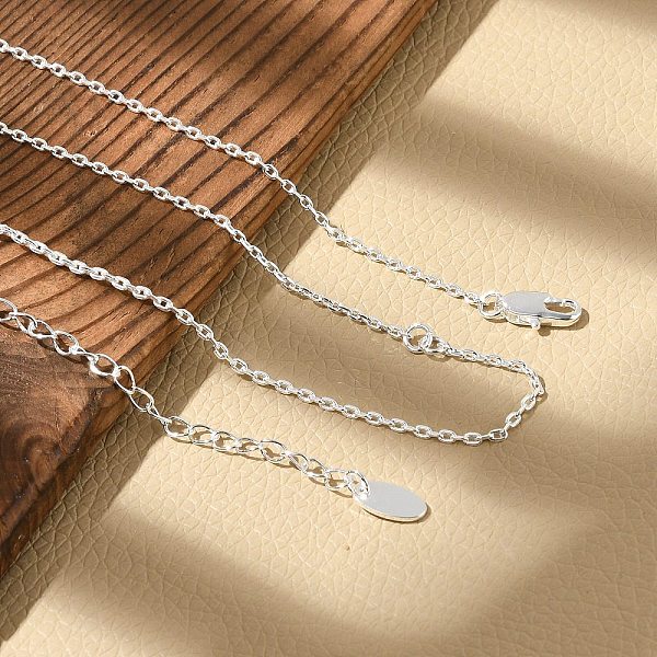 Brass Cable Chain Necklaces for Women Men