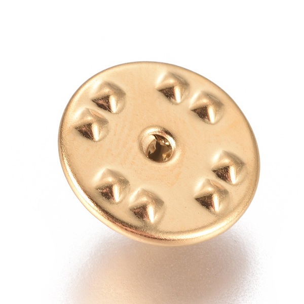

PandaHall 304 Stainless Steel Brooch Findings, Tie Tack Pin, Badge Lapel Pin Back Butterfly Clutches, Ion Plating(IP), Golden, 11.5x5.5mm...