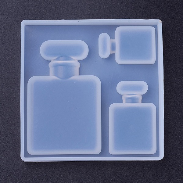 

PandaHall Silicone Molds, Resin Casting Molds, For UV Resin, Epoxy Resin Jewelry Making, Perfume Bottle, White, 96x96x11mm, inner size...