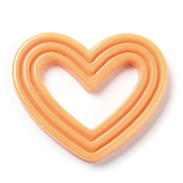 

PandaHall Opaque Resin Decoden Cabochons, Heart, Sandy Brown, 36.5x43.5x4.5mm Resin Heart