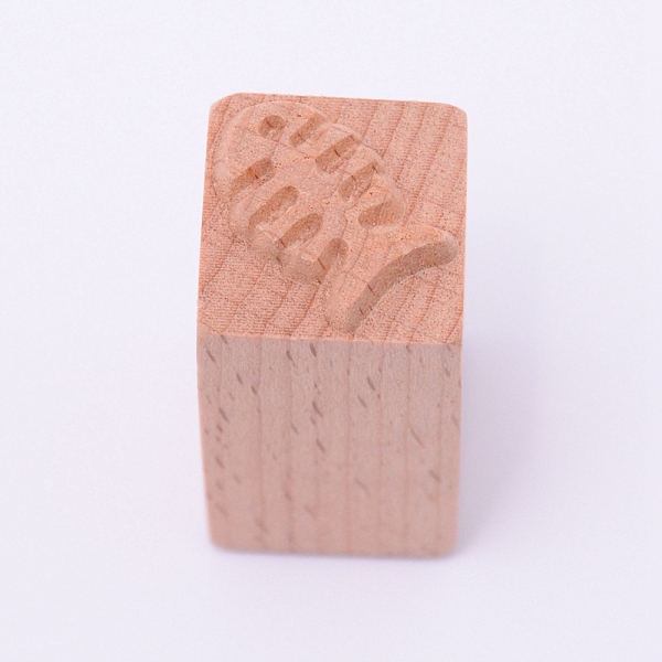 

PandaHall Wooden Stamps, Rectangle, Fish Pattern, 50x20x20mm Wood Fish