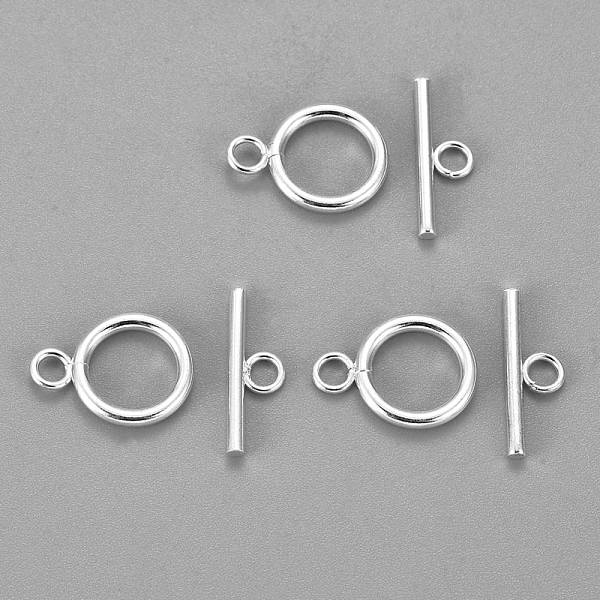 

PandaHall 304 Stainless Steel Toggle Clasps, Ring, Silver, Ring: 18.5x13.5x2mm, Hole: 3mm, Bar: 20x7x2mm, Hole: 3mm 304 Stainless Steel Ring