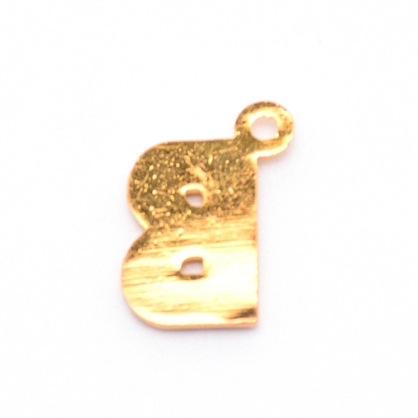 

PandaHall Alloy Crystal Rhinestone Pendants, Golden, Letter, Letter.B, 17x12x2mm, Hole: 1.8mm Alloy+Rhinestone Letter B Clear