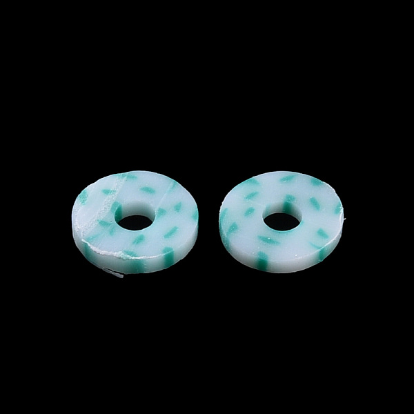 

PandaHall Eco-Friendly Handmade Polymer Clay Beads, Disc/Flat Round, Heishi Beads, Dark Turquoise, 6x1mm, Hole: 1.8mm, about 3330pcs/1000g...