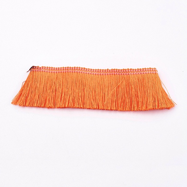 

PandaHall Nylon Tassel Pendants Decoration, Orange, 26x1mm Nylon Orange