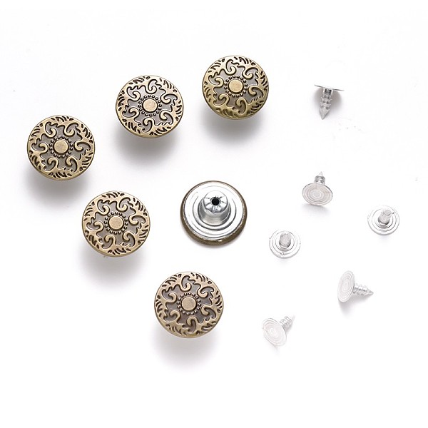 Iron Button Pins Fo… - image