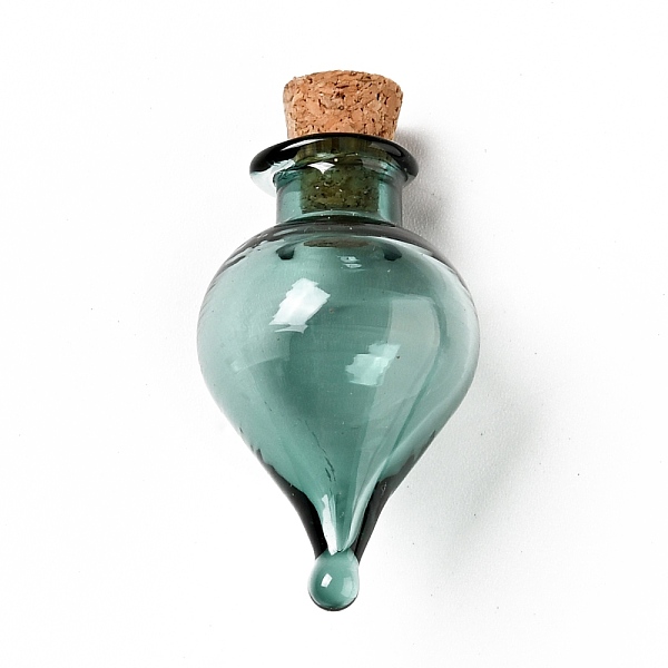 Teardrop Glass Cork Bottles Ornament