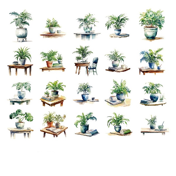 

PandaHall PET Stickers, for Water Bottles, Laptop, Phone, Skateboard Decoration, Leaf, 50x30mm PET Leaf