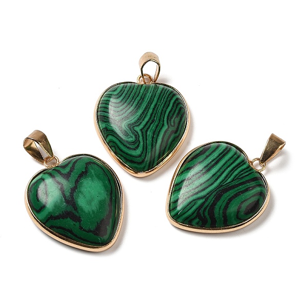 Natural Malachite Pendants