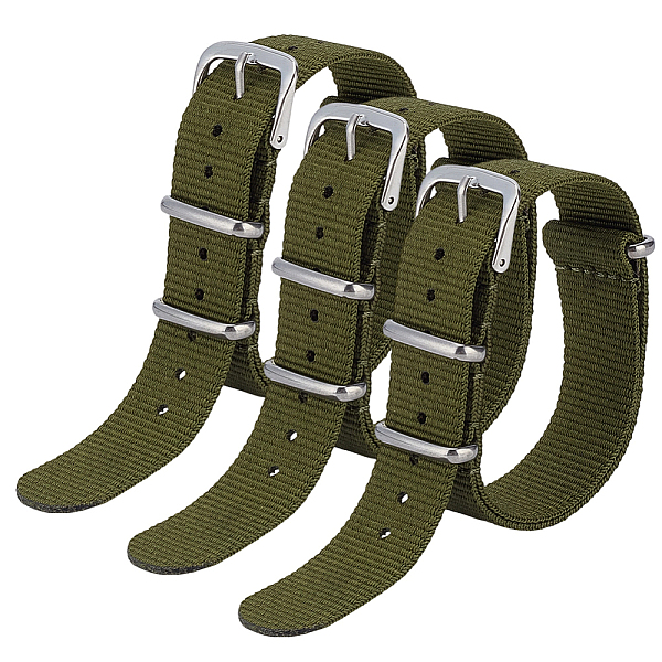 3Pcs Nylon Watch Bands