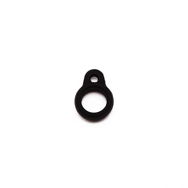 

PandaHall Silicone Pendant, for Electronic stylus & Lighter Making, Ring, Black, 16x12x6mm, Hole: 2.5mm, 8mm inner diameter Silicone Ring...