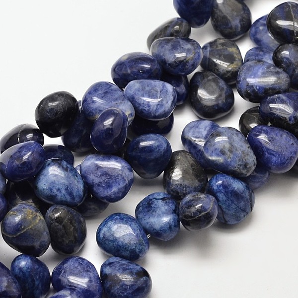 

PandaHall Natural Sodalite Teardrop Beads, 18x15x10mm, Hole: 1mm Sodalite Teardrop