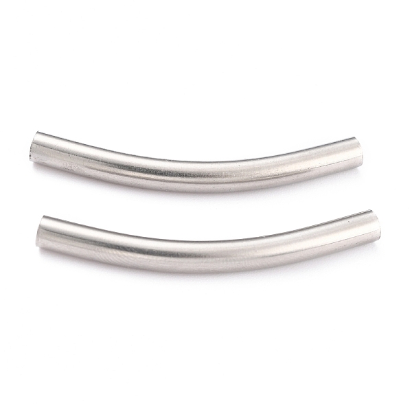 

PandaHall 304 Stainless Steel Tube beads, Stainless Steel Color, 41x8.5x4mm, Hole: 3mm 304 Stainless Steel Tube
