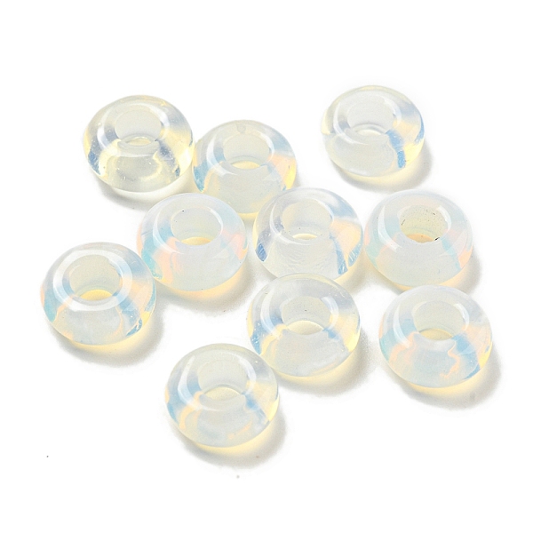 

PandaHall Opalite Beads, Rondelle, 10x4.5mm, Hole: 3.5mm Opalite Rondelle