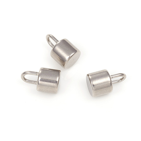 

PandaHall 304 Stainless Steel Pendants, Padlock Charms, Stainless Steel Color, 12.5x8mm, Hole: 4.5x3mm 304 Stainless Steel Lock