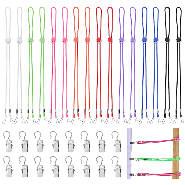 Polyester & Iron Cross Stitch Side Clips