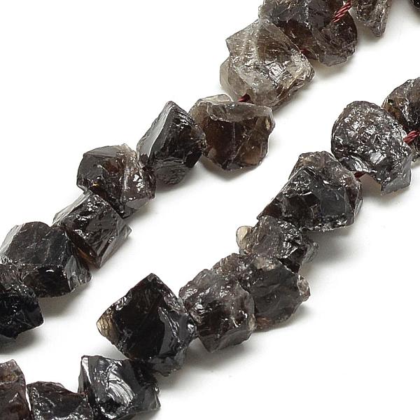 

PandaHall Natural Smoky Quartz Beads Strands, Nuggets, 7~15x9.5~13x9.5~13mm, Hole: 1mm, about 43~45pcs/strand, 15.7 inch Smoky Quartz...