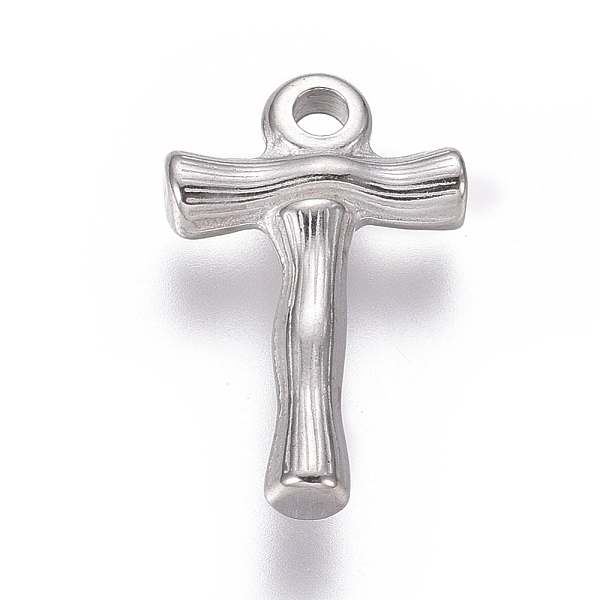 

PandaHall 304 Stainless Steel Pendants, Bamboo Shaped Letter, Stainless Steel Color, Letter.T, 17.5~19x10~16x3~4mm, Hole: 1.8~2mm 304...