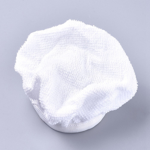 PandaHall Cotton Polishing Bonnet Buffing Pad Cover, for Car Wax Applicator, White, 143~155x120~125x4mm, Inner Size: 90~98x20~45mm Cotton...