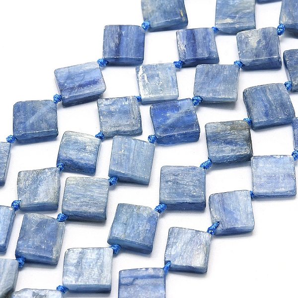 

PandaHall Natural Kyanite/Cyanite/Disthene Beads Strands, Rhombus, 14.5~15x14.5~15x3.5~4.5mm, Hole: 1mm, about 25pcs/strand, 15.75~15.87...