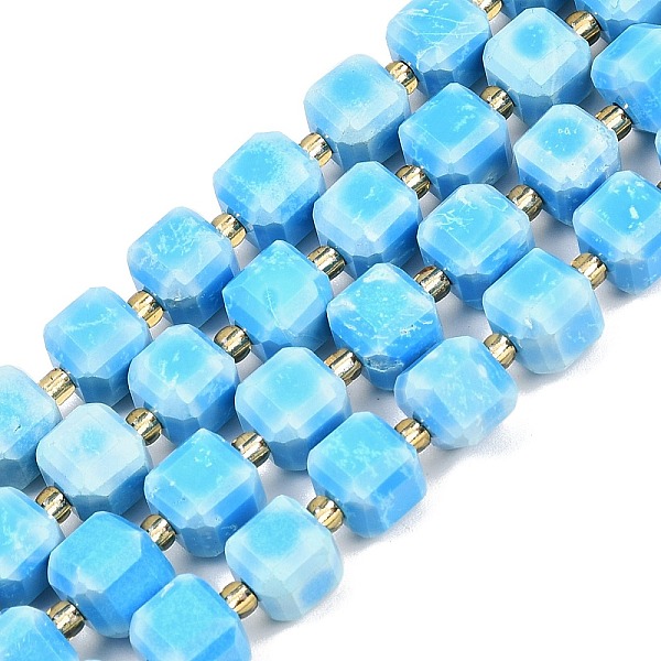 Natural Howlite Bea… - image