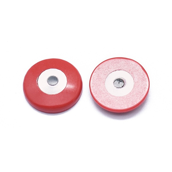 

PandaHall Synthetic Turquoise Cabochons, with Enamel, Half Round with Evil Eye, Red, 11x2~2.5mm Synthetic Turquoise Evil Eye Red