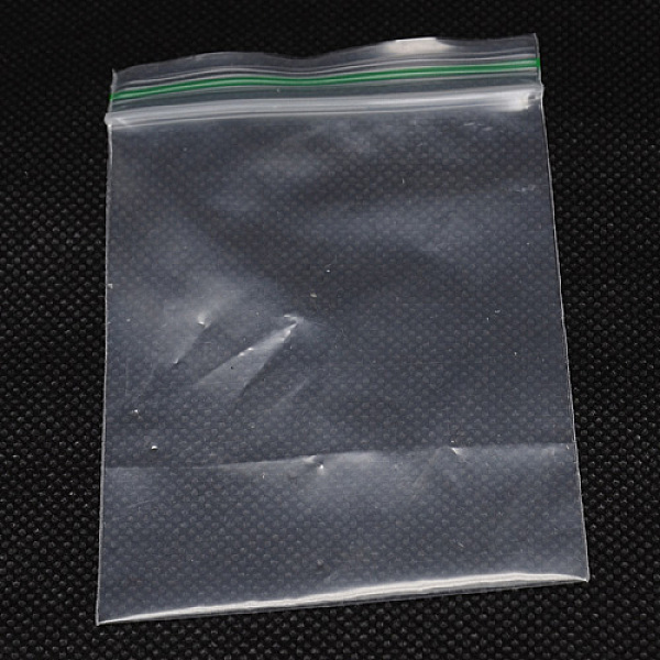 

PandaHall Plastic Zip Lock Bags, Resealable Packaging Bags, Green Top Seal Thick Bags, Self Seal Bag, Rectangle, Clear, 13x9cm, Unilateral...