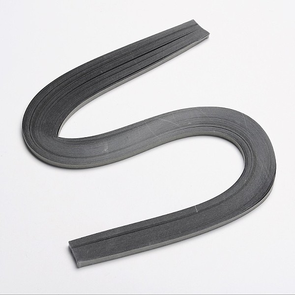 

PandaHall Quilling Paper Strips, Gray, 530x5mm, about 120strips/bag Paper Gray