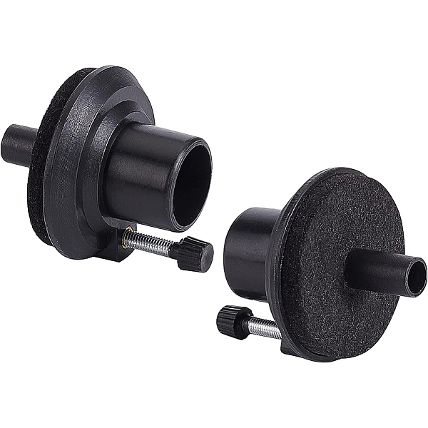 

PandaHall Plastic Hi-Hat Cymbal Holder Clamp, Drum Set Surpport Accessories, with Iron & Felt Mat Findings, for Musical Instrument Findings..., Black