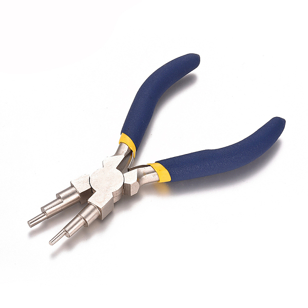 

PandaHall Iron Wire Looping Pliers, 6-in-1 Bail-Making Pliers, with Non-Slip Comfort Grip Handle, for Loops and Jump Rings Making, Blue...