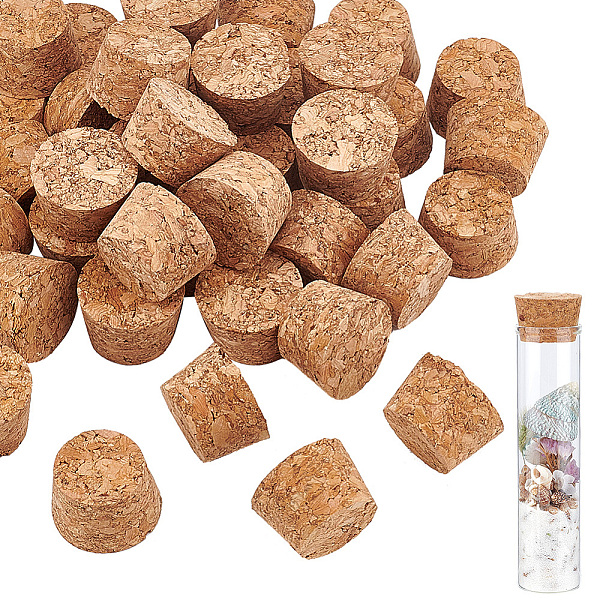 

PandaHall Cork Bottle Stoppers, Bottle Tampions, Column, BurlyWood, 29.5x20mm, 40pcs/bag Wood Column Orange