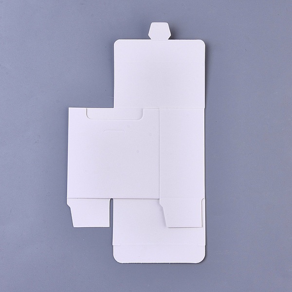 

PandaHall Kraft Paper Box, Square, White, 80x80x40mm Paper Square White