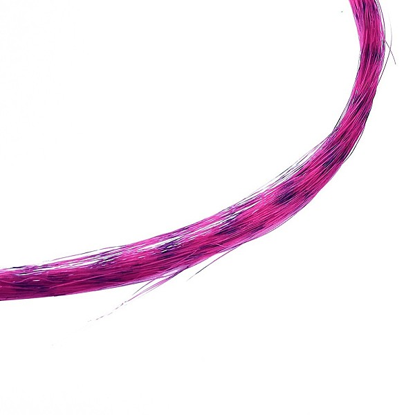 

PandaHall Ladies Hair Accessories, Long Straight Hair Extensions, High Temperature Wigs, Medium Violet Red, 40~44x0.2cm Fibre Red
