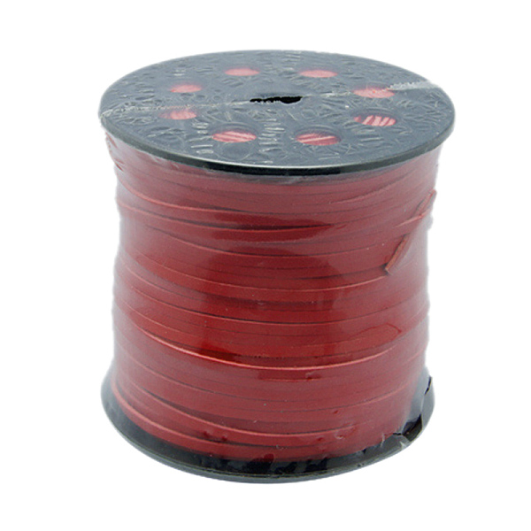 

PandaHall Korean Faux Suede Cord, Faux Suede Lace, with PU Leather, Red, 3x1.5mm, about 100yards/roll(300 feet/roll) Faux Suede Red