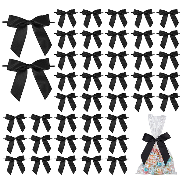 Décorations d'emballage de boîte-cadeau de noeud papillon en polyester