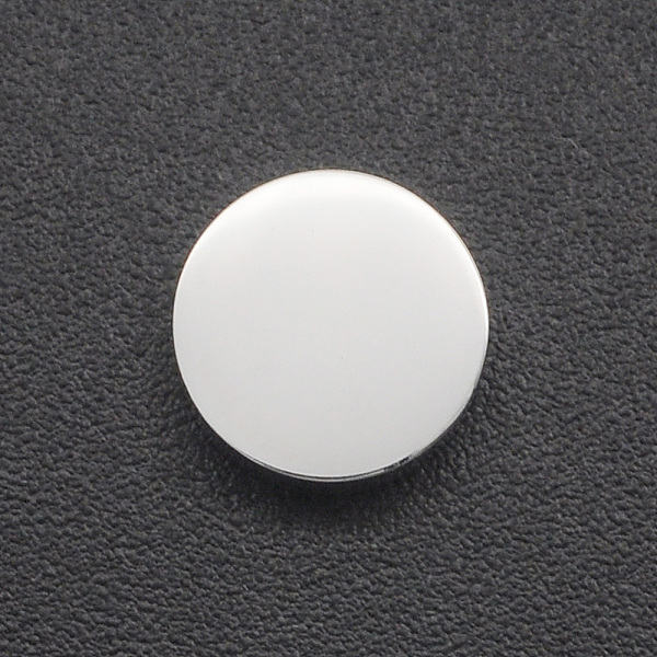 

PandaHall 201 Stainless Steel Charms, for Simple Necklaces Making, Stamping Blank Tag, Laser Cut, Flat Round, Stainless Steel Color, 7.5x3mm...